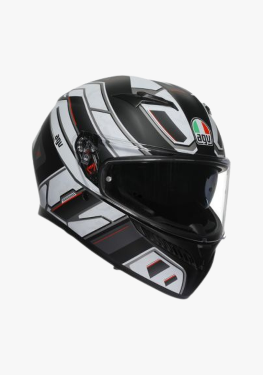 K3 RIVIA MATT BLACK/WHITE HELMET WCL Helmet
