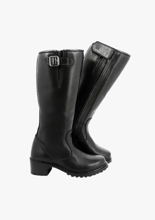 WCL Womens Motorcycle Riding Boots -Long Black