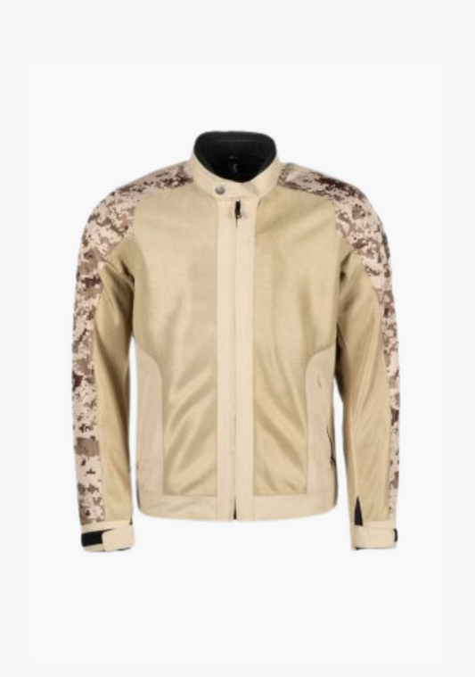 WCL Men's Brown Camouflage Mesh Jacket