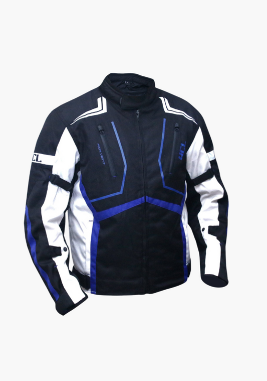 WCL Invader Armoured Motorcycle Cordura Jacket - Blue