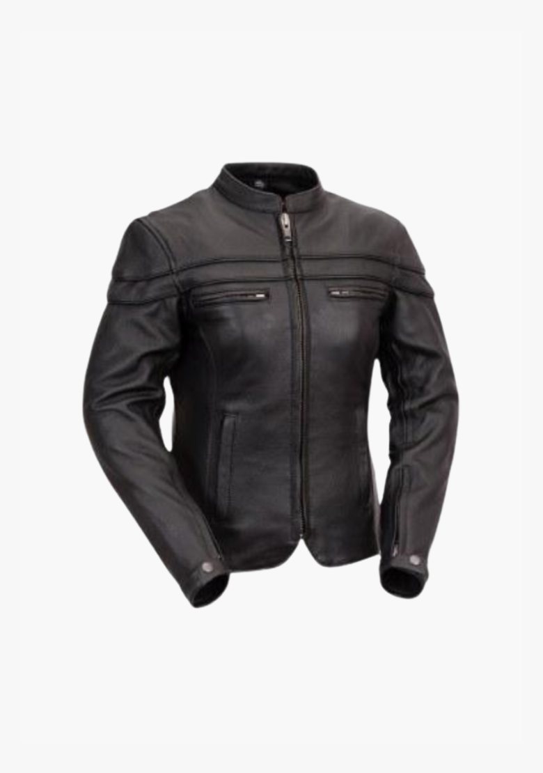 WCL Ladies Maiden Style Leather Jacket w/t Zip Out Liner