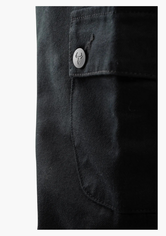 WOMENS TACTICAL RANGER BLACK EASY KEVLAR LINED RIDING PANTS - Bull-it X WCL