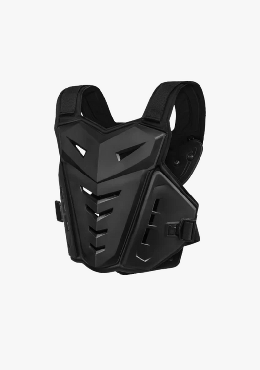 WCL Motorcycle Armor Vest Back Protector Motorcycle Riding Chest Armor - Black