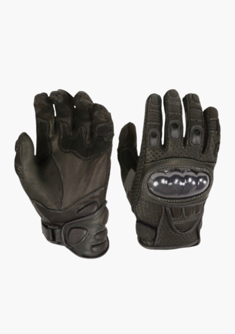 WCL Blaster Leather Motorcycle Armoured Gloves