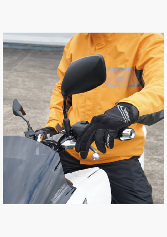 Light Motorcycle Gloves with Armour - Pink