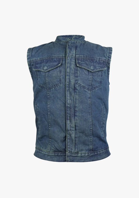 SOA Style Denim Club Vest