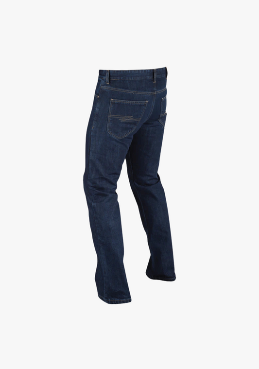 WCL Motorcycle Refinforced Kevlar Riding Jeans - Dark Blue