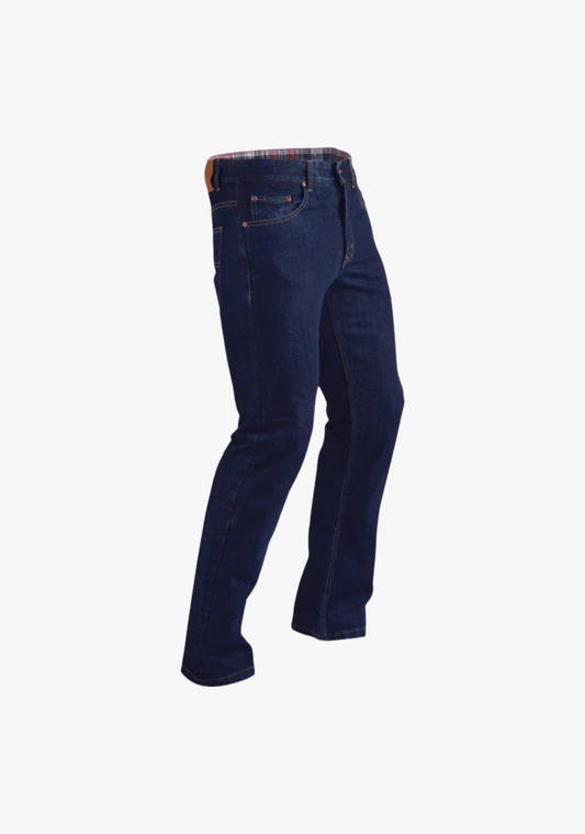 WCL Motorcycle Refinforced Kevlar Riding Jeans - Dark Blue