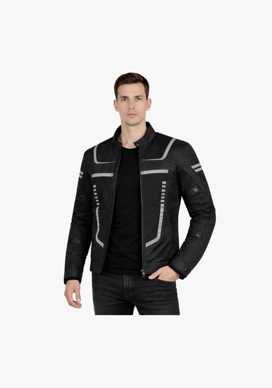 WCL Air Collection Armoured Textile Jacket - Black
