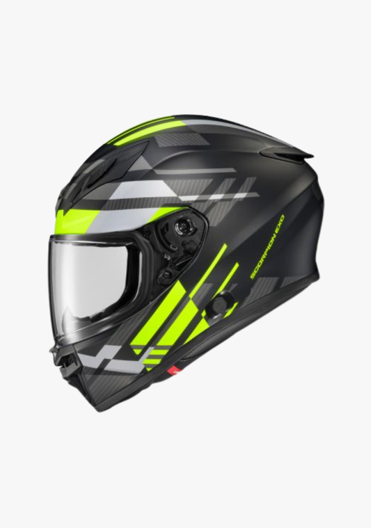 SCORPION EXO-R430 HELMET PARADOX GREY/HI-VIS WCL Helmet