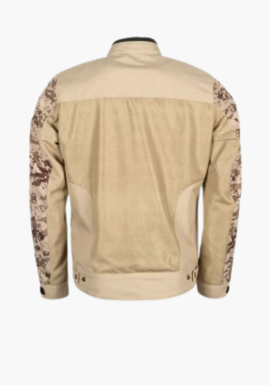 WCL Men's Brown Camouflage Mesh Jacket