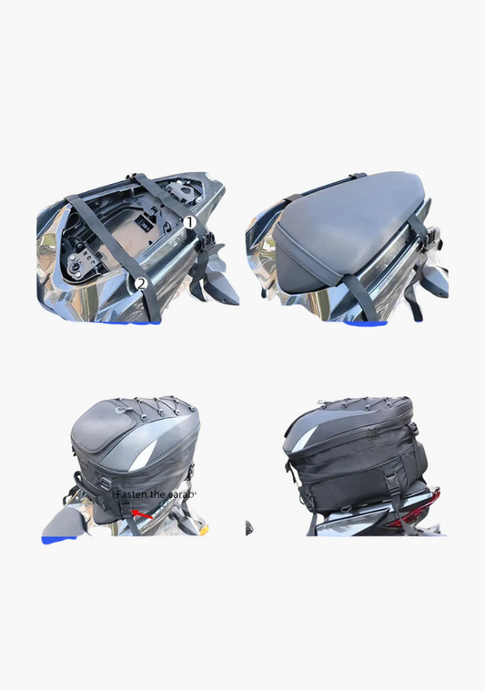 WCL Motorcycle Helmet Bag Waterproof Backpack Expandable Soft Shell Bag