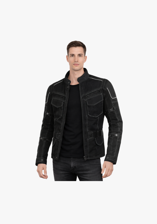 Mens WCL 3 Quarter Touring Jacket - Black