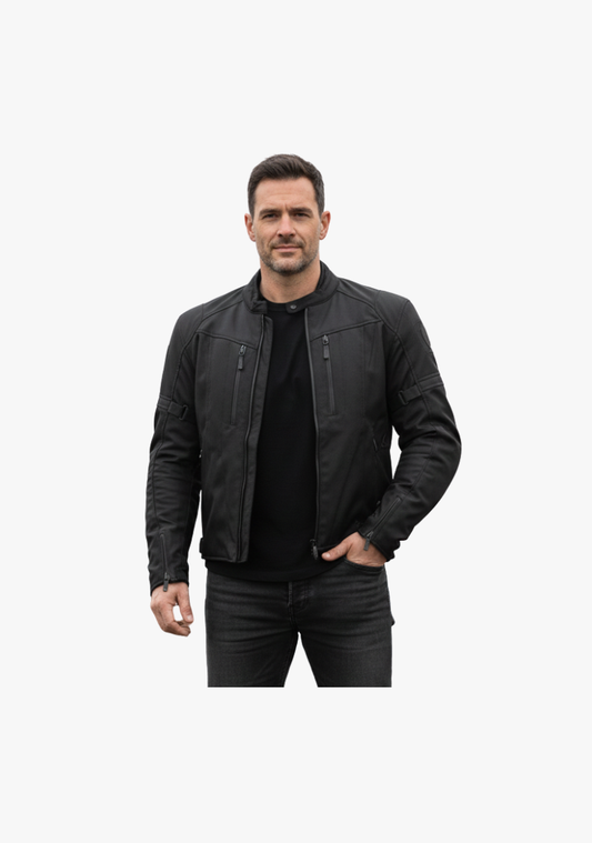 WCL New Yorker Armored Cordura Waterproof Motorcycle Jacket