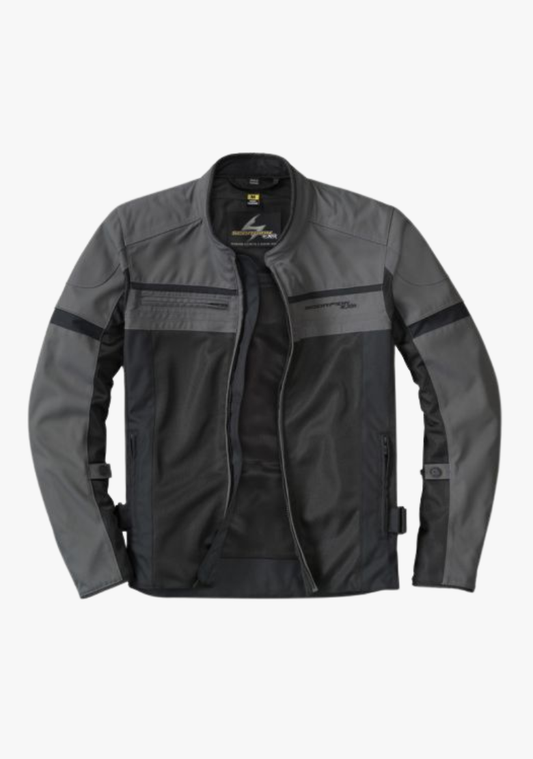 Softshell Cordura Armored Motorcycle Mesh Hoodie w/t CE Level 1 armor - Black WCL Helmet