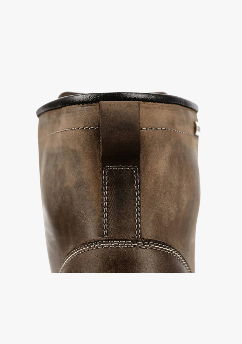 WCL Motorcycle Riding Boots - Distressed Brown Short