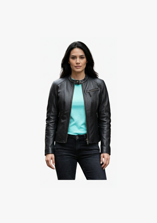 WCL LADIES PREMIUM LEATHER 3 POCKET JACKET