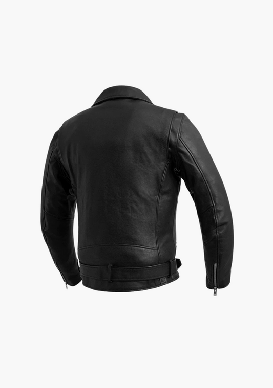WCL Premium Leather Classic Brando Style Motorcycle Jacket