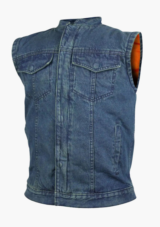 SOA Style Denim Club Vest