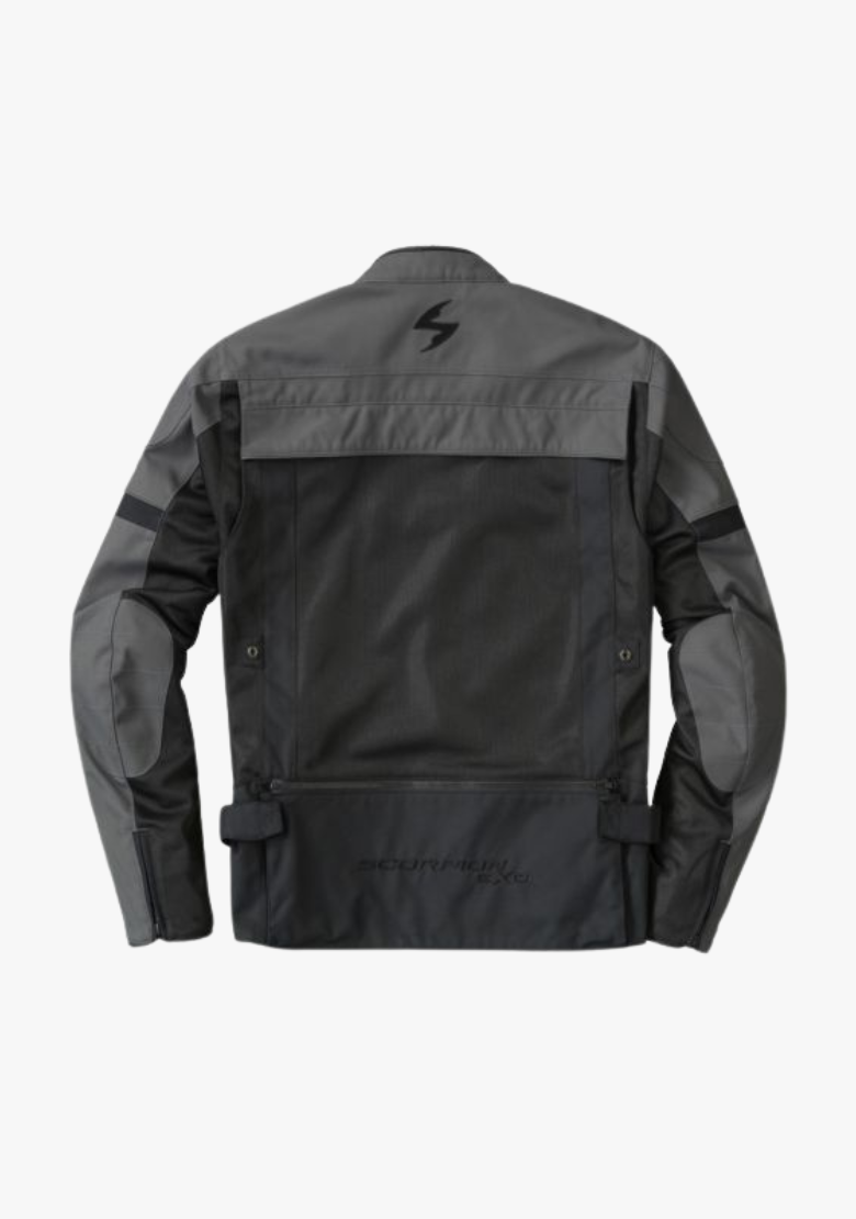 Softshell Cordura Armored Motorcycle Mesh Hoodie w/t CE Level 1 armor - Black WCL Helmet