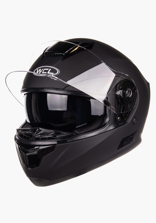 Full Face Motorcycle Helmet – Black | Durable & Stylish Motorcycle Helmet