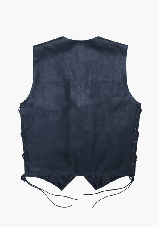 WCL Western style Ten Pocket Leather Vest