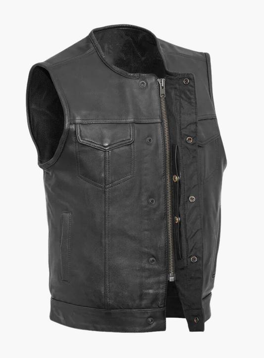 WCL SOA Style Leather Club Vest
