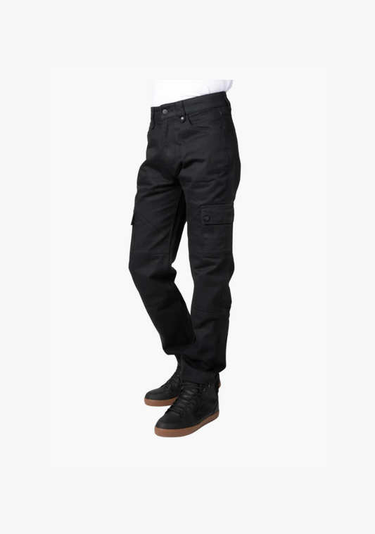 MENS TACTICAL RANGER BLACK EASY KEVLAR LINED RIDING PANTS - Bull-it X WCL