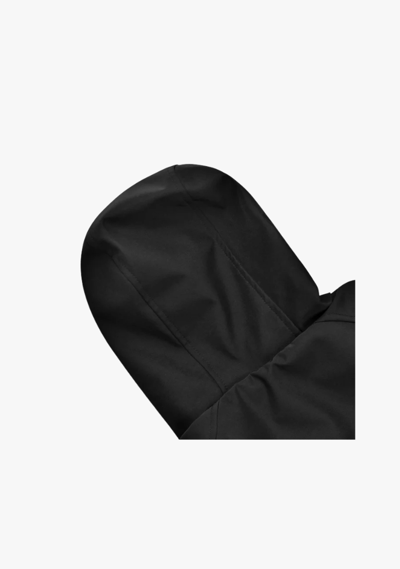 Softshell Cordura Armored Motorcycle Waterproof Hoodie w/t CE Level 1 armor - Black