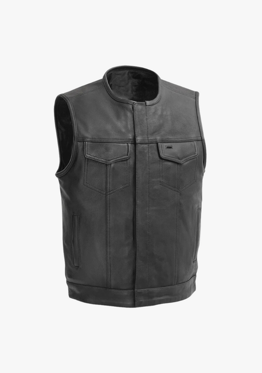 WCL SOA Style Leather Club Vest