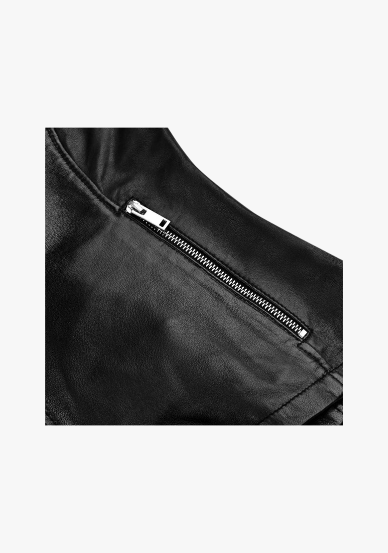 Straight Women's Fashion Leather Jacket