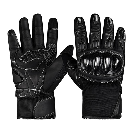 WCL Racing Hardknuckle Leather Gauntlet Gloves wclapparel