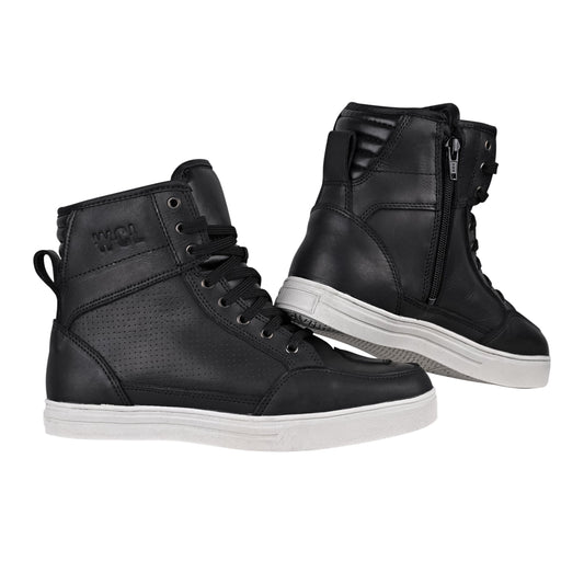 WCL Motorcycle Riding Leather Shoes - Buckle Snaps Shoes WCL Helmet