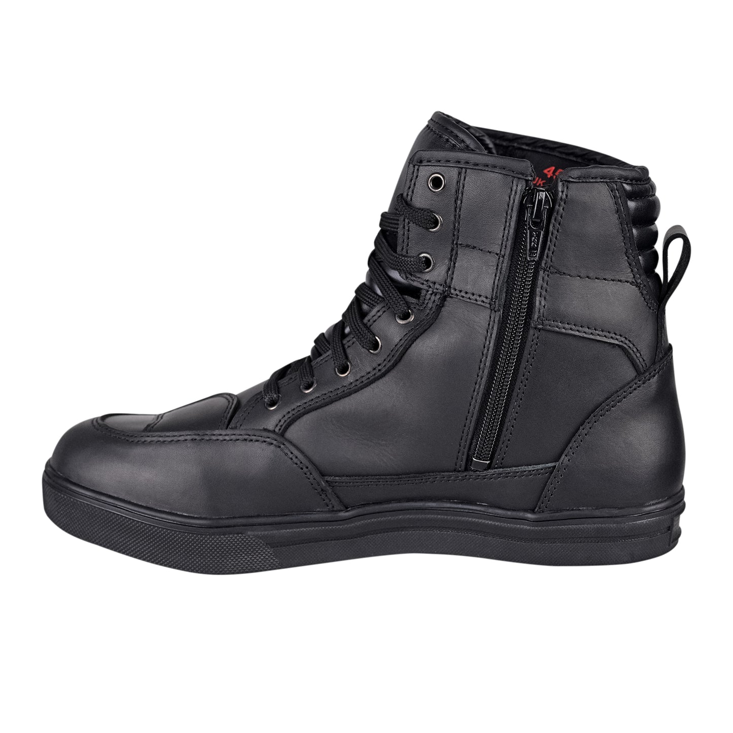 WCL Motorcycle Riding Leather Shoes - Black Sneaker