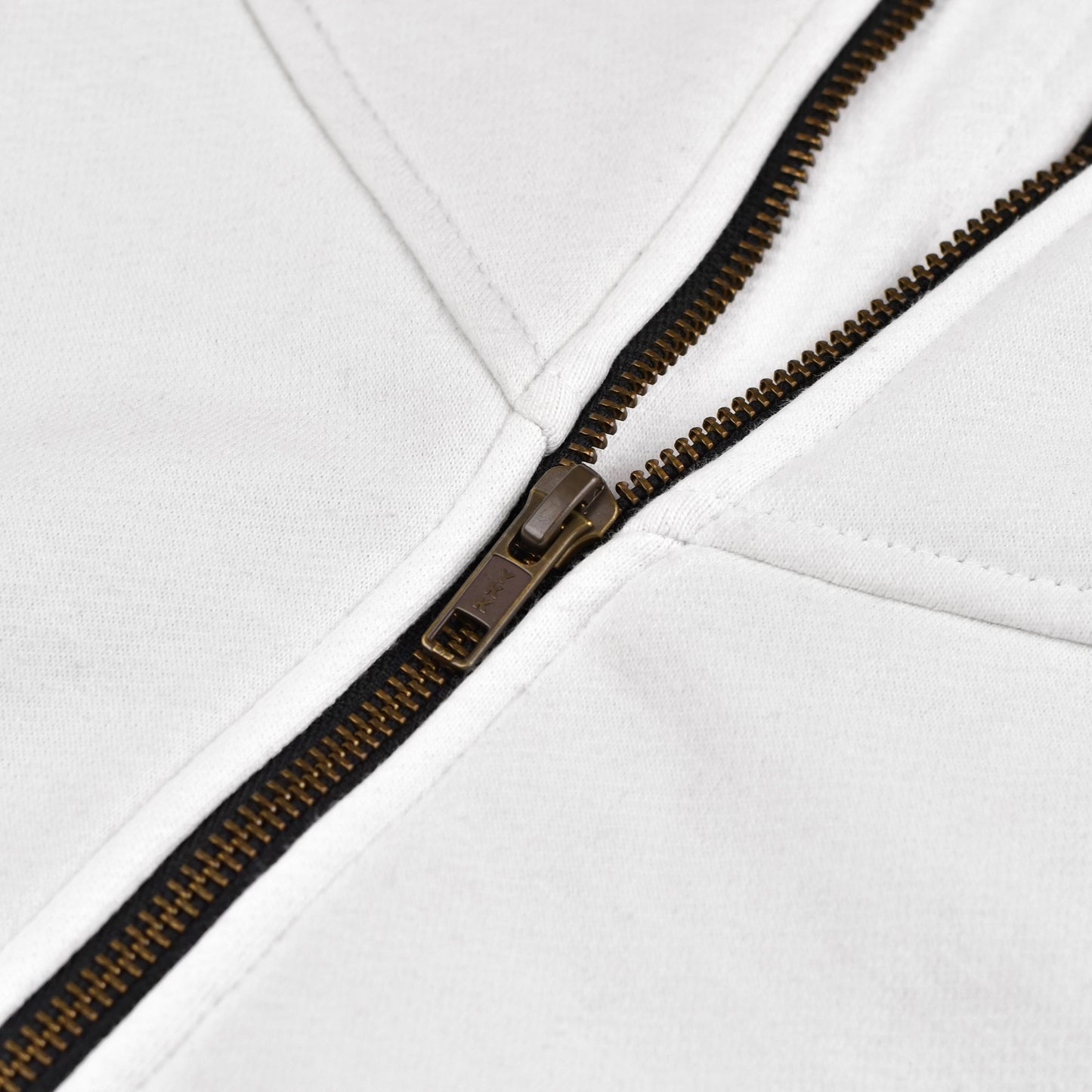 WCL Zippered Armoured Kevlar Lined Motorcycle Riding Hoodie w/t CE Level 1 Armor - White