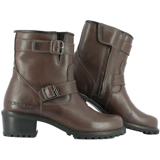 WCL Womens Motorcycle Riding Boots -Long Black WCL Helmet