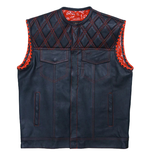 Custom Riding Vest Men's Leather Motorcycle Vest | Custom & Riding Styles – WCL Helmet