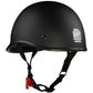 Polo Motorcycle Half Helmet - Matte Black - WCL Helmet
