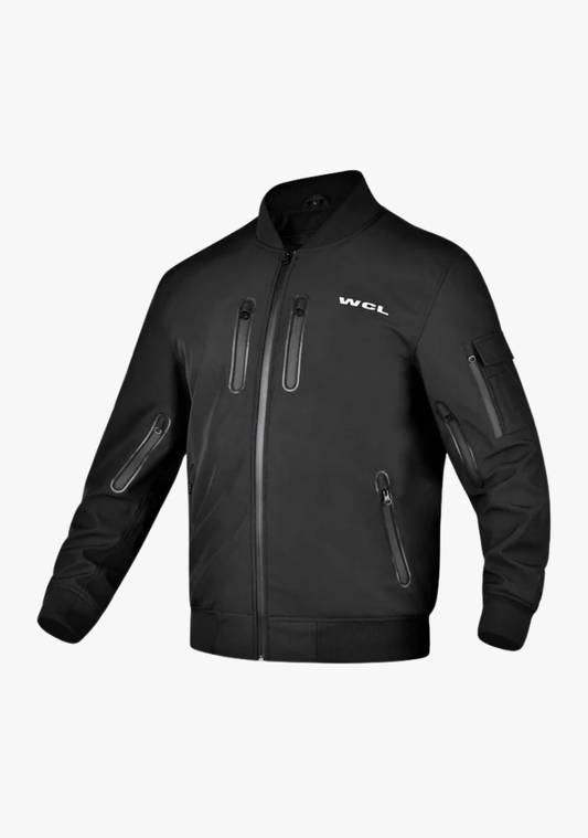 Softshell Cordura Armored Motorcycle Waterproof Bomber w/t CE Level 1 armor