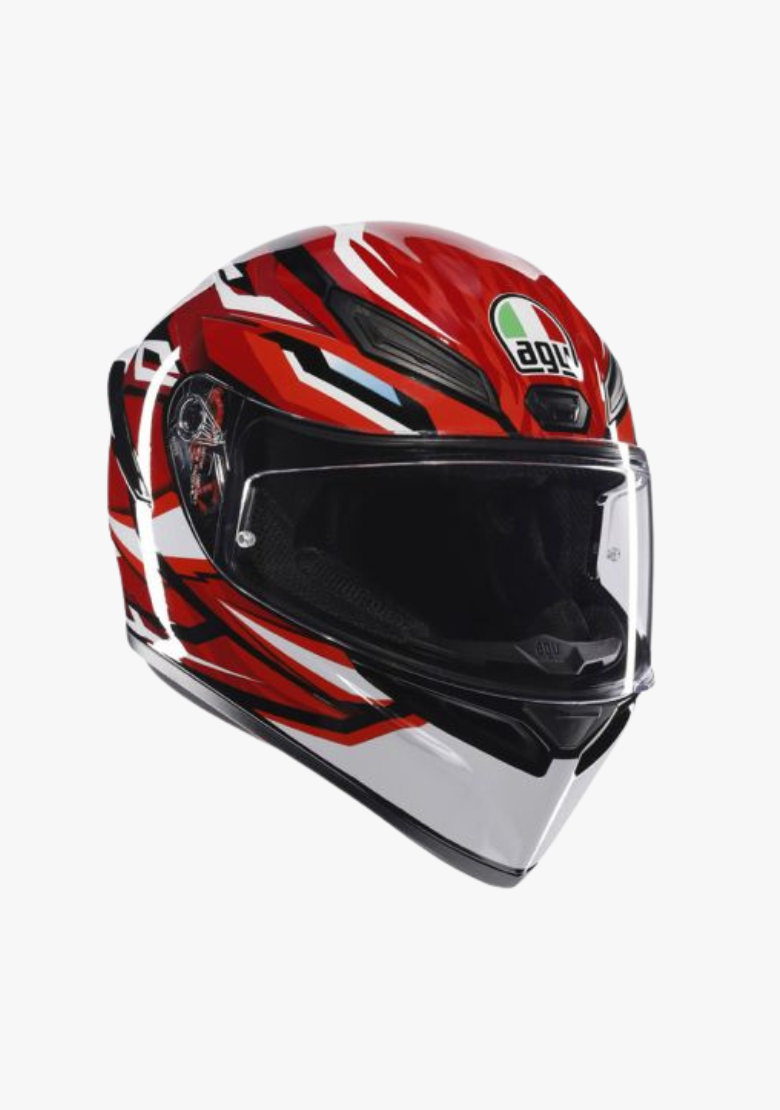 K1 S LION BLACK/RED/WHITE WCL Helmet