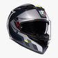 K3 SHADE GREY/YELLOW FLUO HELMET WCL Helmet