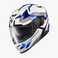 SCORPION EXO-T520 HELMET ZUSE WHITE/BLUE WCL Helmet