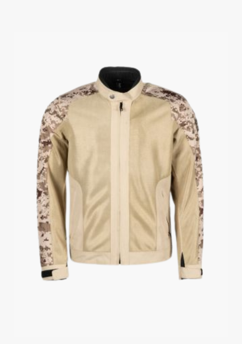 WCL Men's Brown Camouflage Mesh Jacket