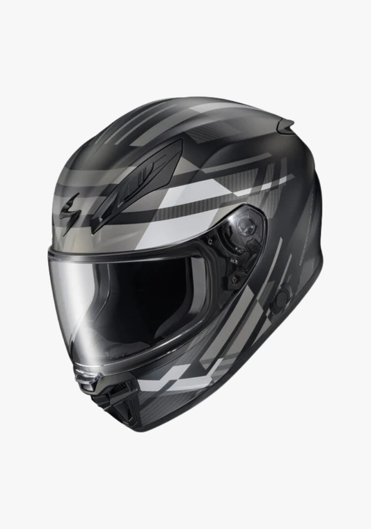Scorpion EXO-R430 Helmet Paradox Phanton Grey Black