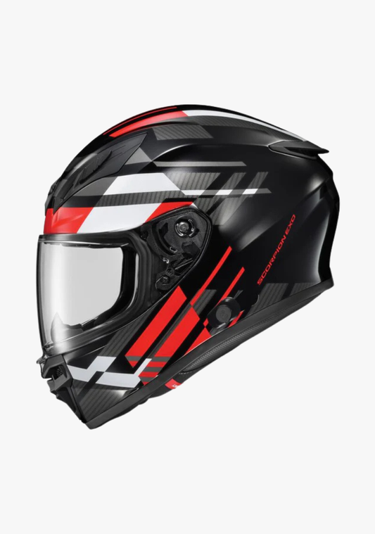 Scorpion EXO-R430 Helmet Paradox Phanton Red Black