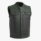 WCL Leather Club Vest w/t Green Lace