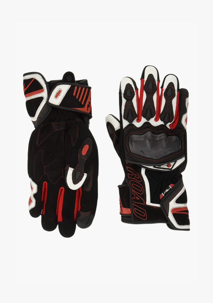 Motorcycle Armoured Racing Gauntlet Gloves | West Coast Leather – WCL ...
