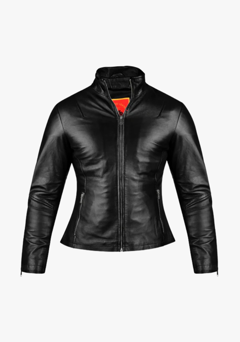 Straight Women's Fashion Leather Jacket