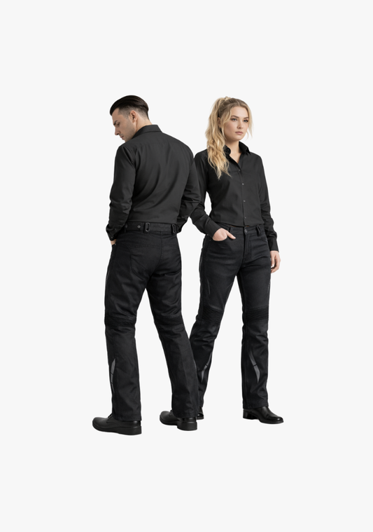 WCL Textile AIR Breathable Mesh Waterproof Pants - Black