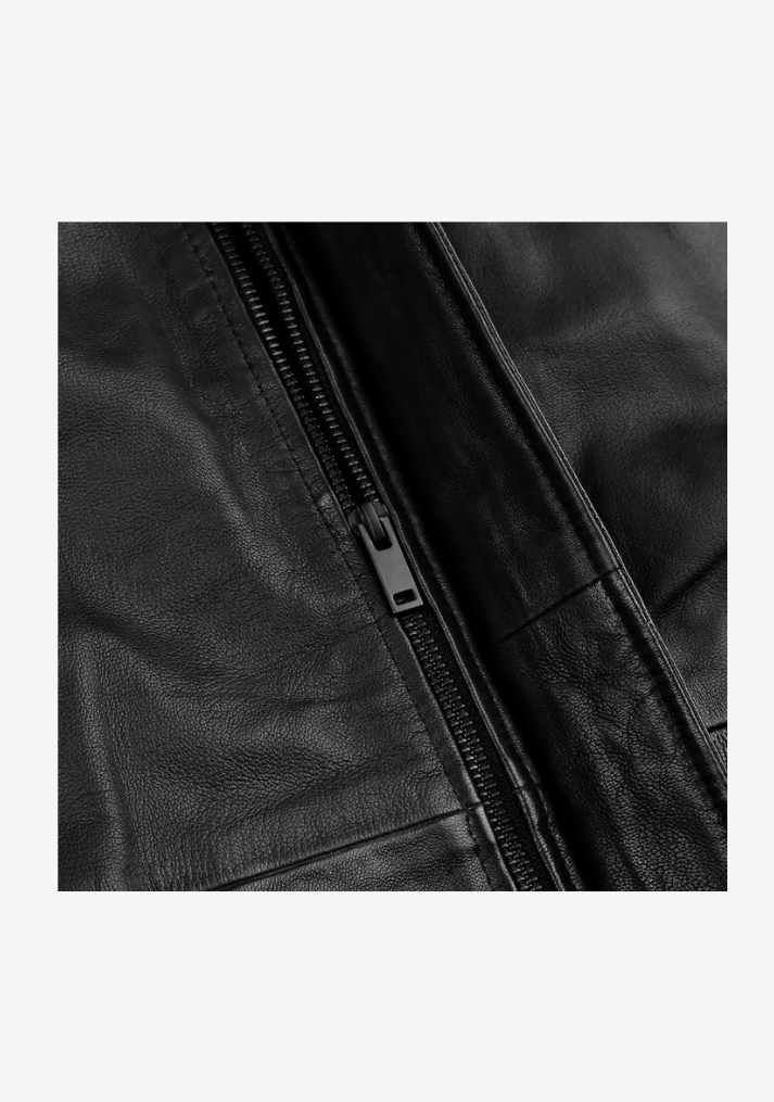 Long Coat Straight Fashion Leather Jacket